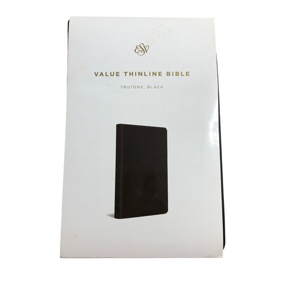 Crossway Other - English Standard Version Value Thinline Bible Faux Leather Black Trutone Crosswa